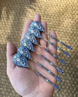 Antique Imperial Russian silver 84 cloisonne enamel 6 spoons in excellent condition.1884