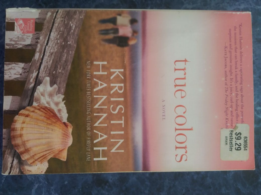 True Colors by Kristin Hannah novel. Paperback book.