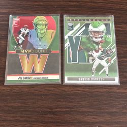 Panini Donruss Elite MVP Bound Joe Burrow And Spellbound Saquon Barkley
