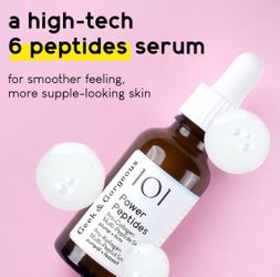 Multi-Peptide Anti-Aging Face Serum for Wrinkles, Firming & Smoothing, Boosts Elasticity & Skin Renewal Daily, Lightweight Milky Texture for Skin Barr