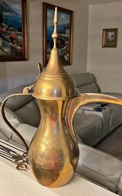 vintage brass Dallah