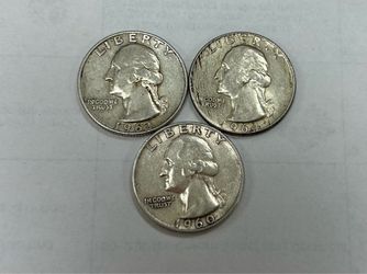 3 US United States 90% SILVER Quarters