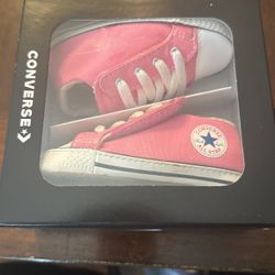 Converse Crib Shoes Pink Size 4