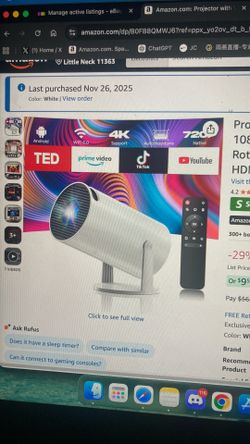 Projector with wifi and Bluetooth