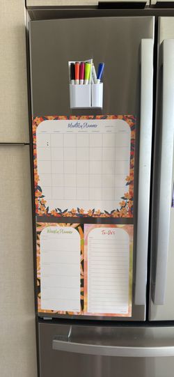 Fridge Magnet Planner + Markers