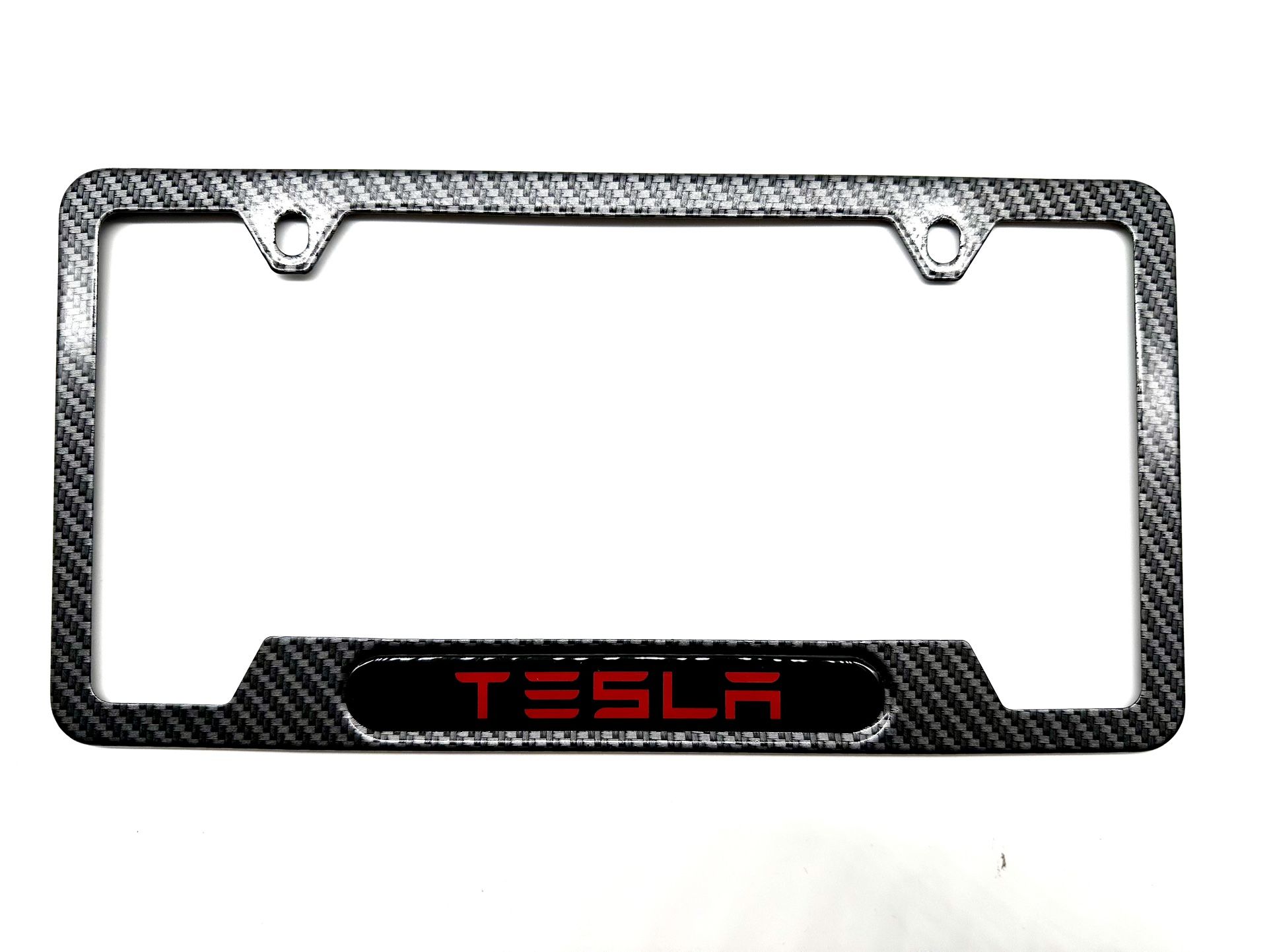 Brand NEW Carbon Fiber Stainless Steel License Plate Frame Holder TESLA model 3 S X Y