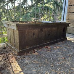 Wooden Outdoor Planter