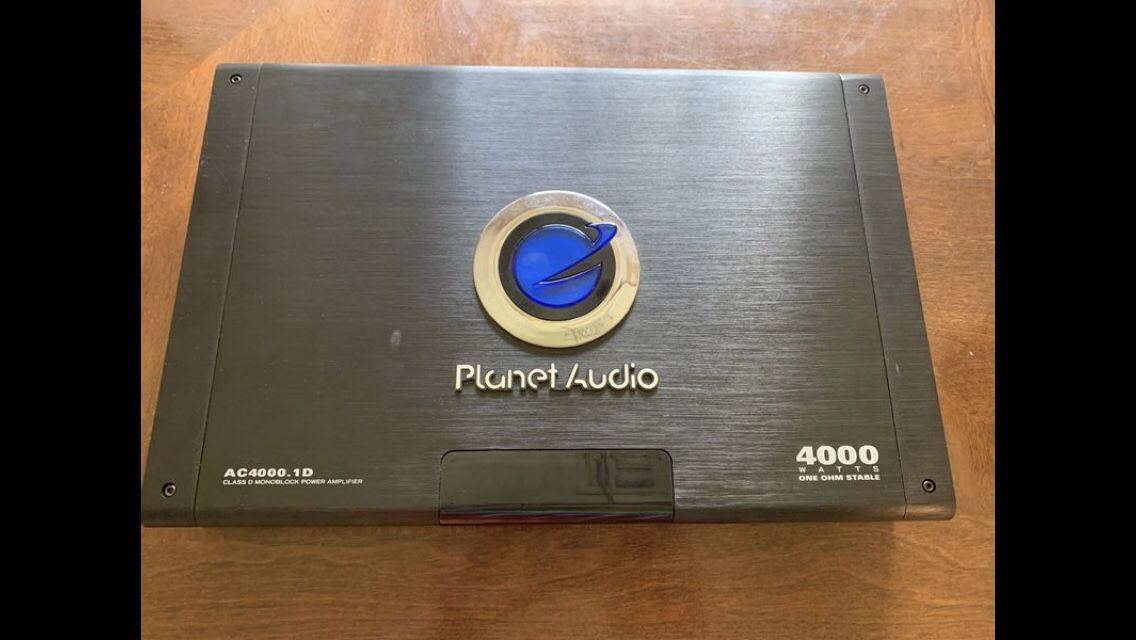 Planet audio 4000 watt bass amp
