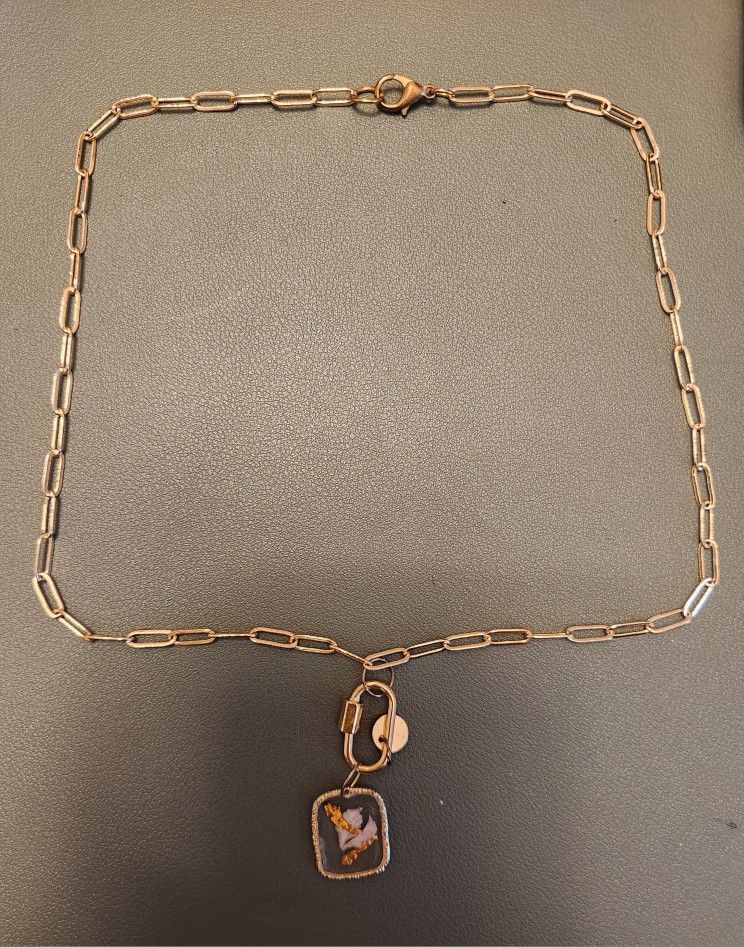 Pressed Flower Necklace