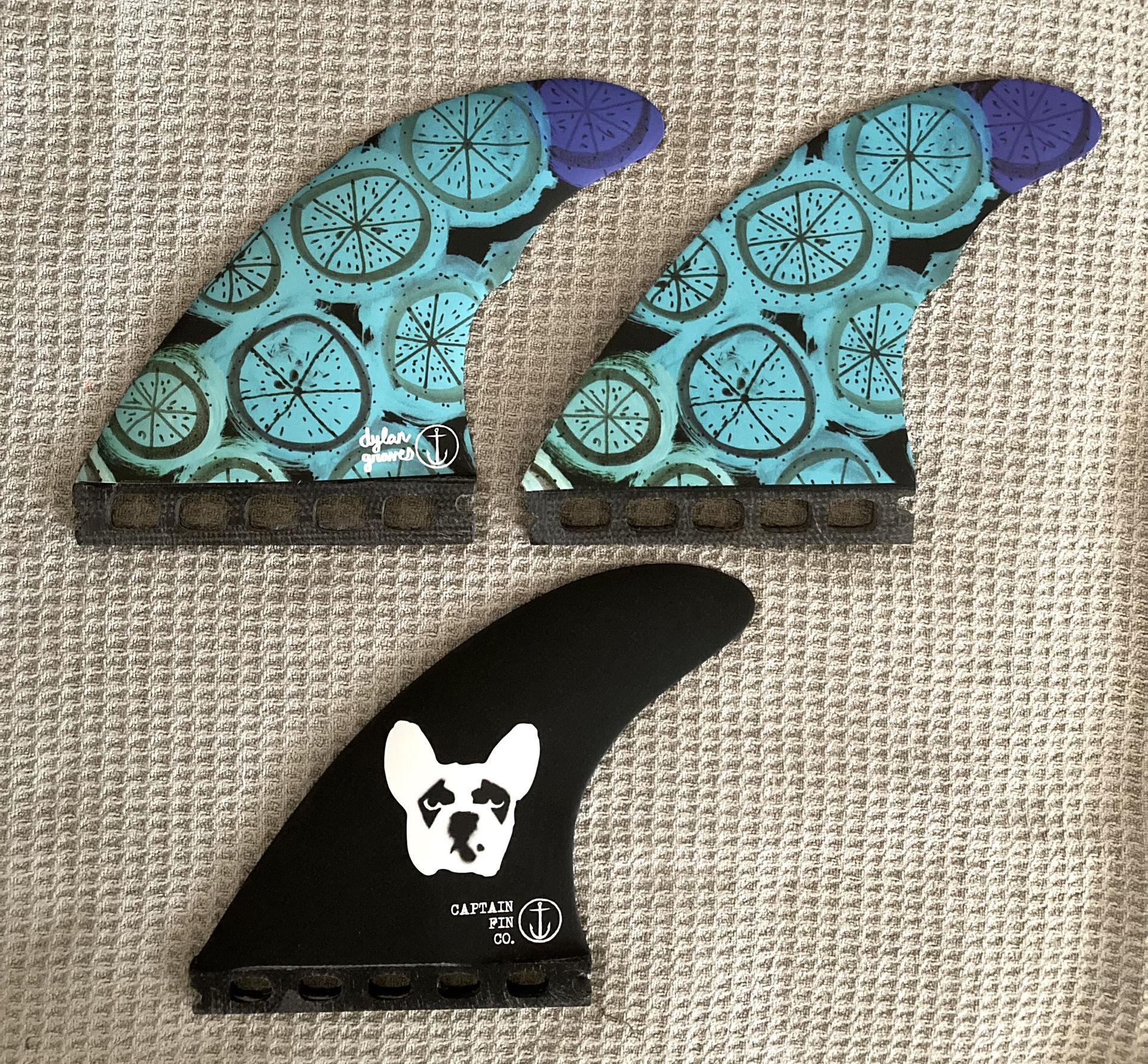Captain Fin Co Dylan Graves Tri Surfboard Fins