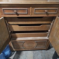 Antique Solid Oak Dresser