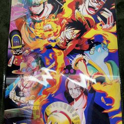 One Piece Holographic Poster 