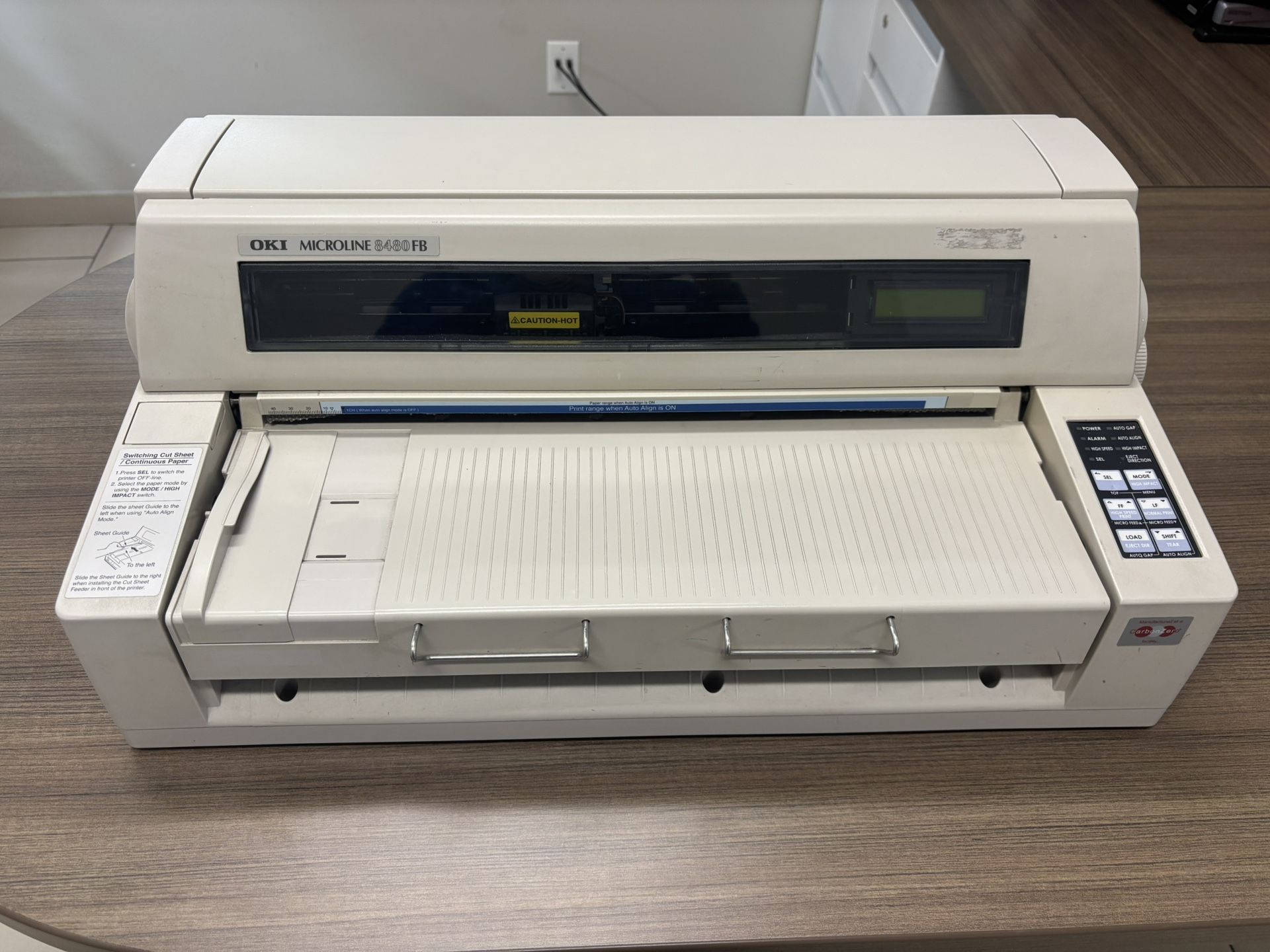 OKI Microline 8480FB Dot Matrix Printer 