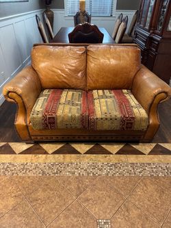 Leather loveseat for sale