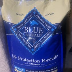 Blue Buffalo Adult Dog Food, Never Opened 30 Lbs
