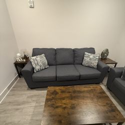 Grey Sofa Couches & Tables For Sale 