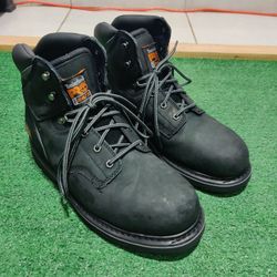 Timberland Pro 24/7 Work Leather Steel Toe Boots Shoes Zapatos Kutsu Botas

12M