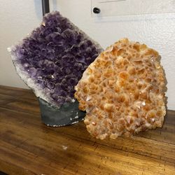 Amethyst And Citrine Stone 