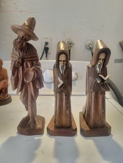 vintage hand-carved wooden