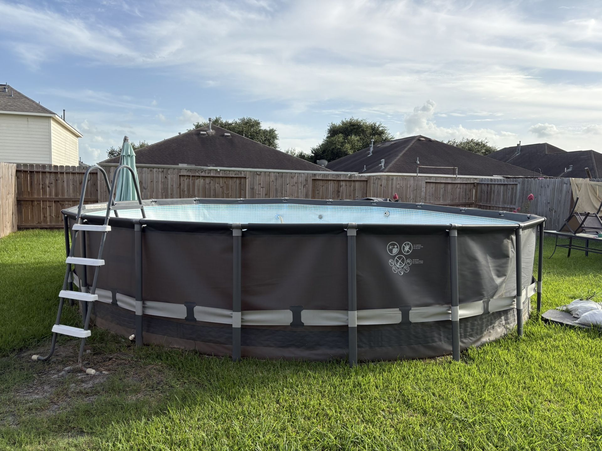 Above The Ground Intex 20ft Pool