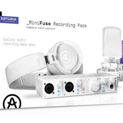 Arturia MiniFuse Recording Pack - White