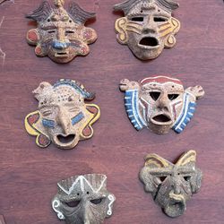 Colombian Masks - Set Of 6