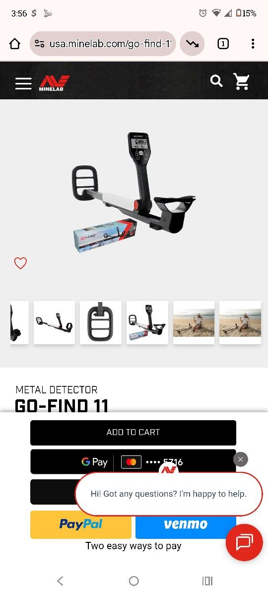 Go Find II Metal Detector 
