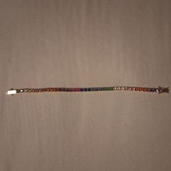 Kurt Geiger Chain Rainbow And Braclet Set