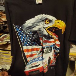 Vintage Darrel Waltrip Black Shirt