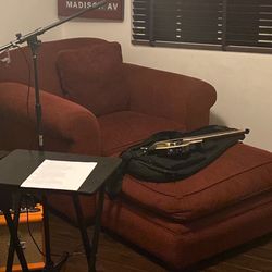 Armchair And Ottoman 