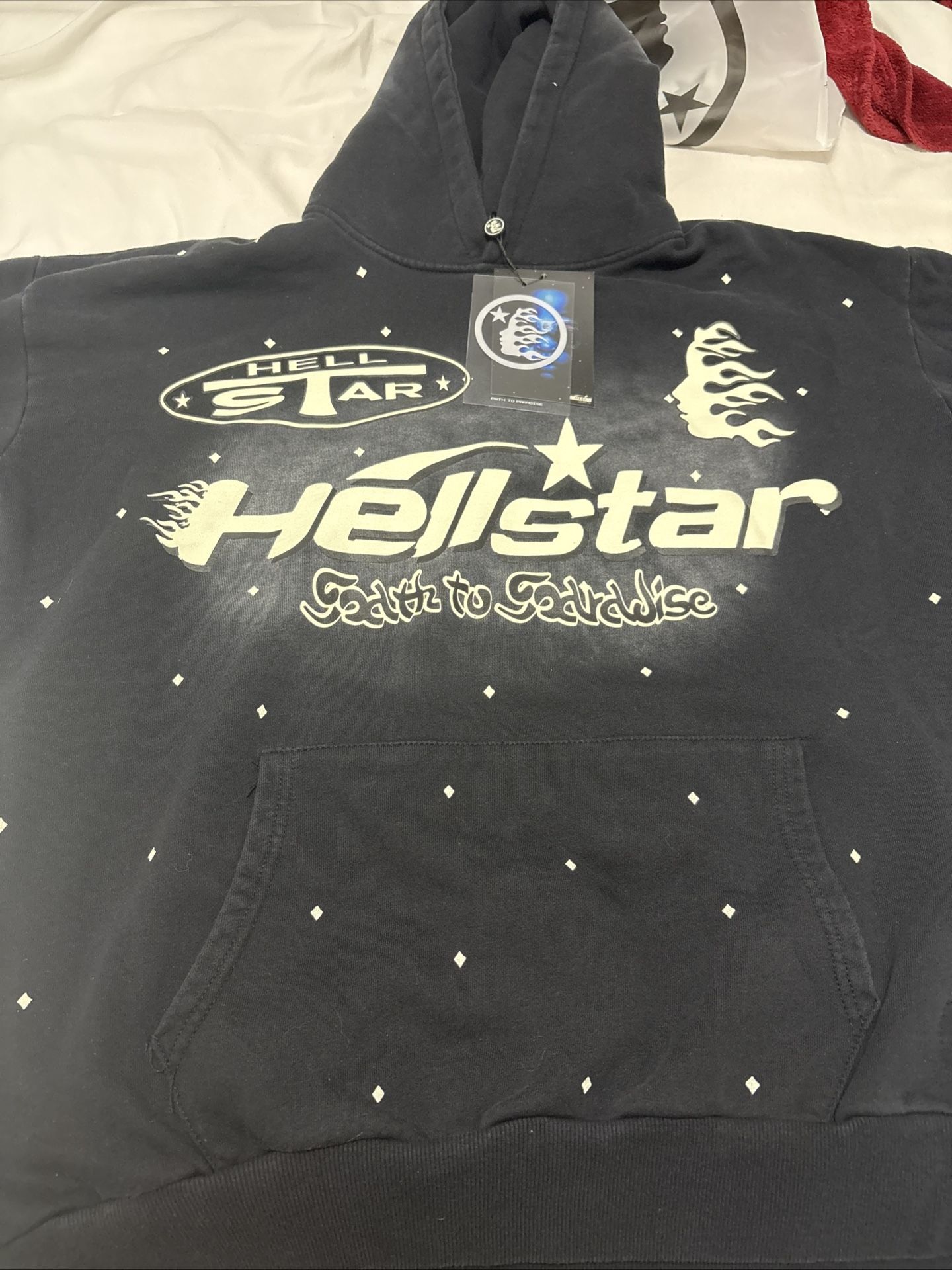 Black Hellstar Pullover Hoodie