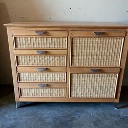 Lowboy Wicker Dresser 30.5"x39"x19.5"
