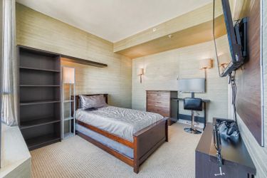 Twin beds with almost new mattresses