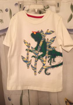 White lizard shirt size 5