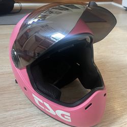 TSG Pass Pro Medium Pink Downhill Skateboarding Helmet