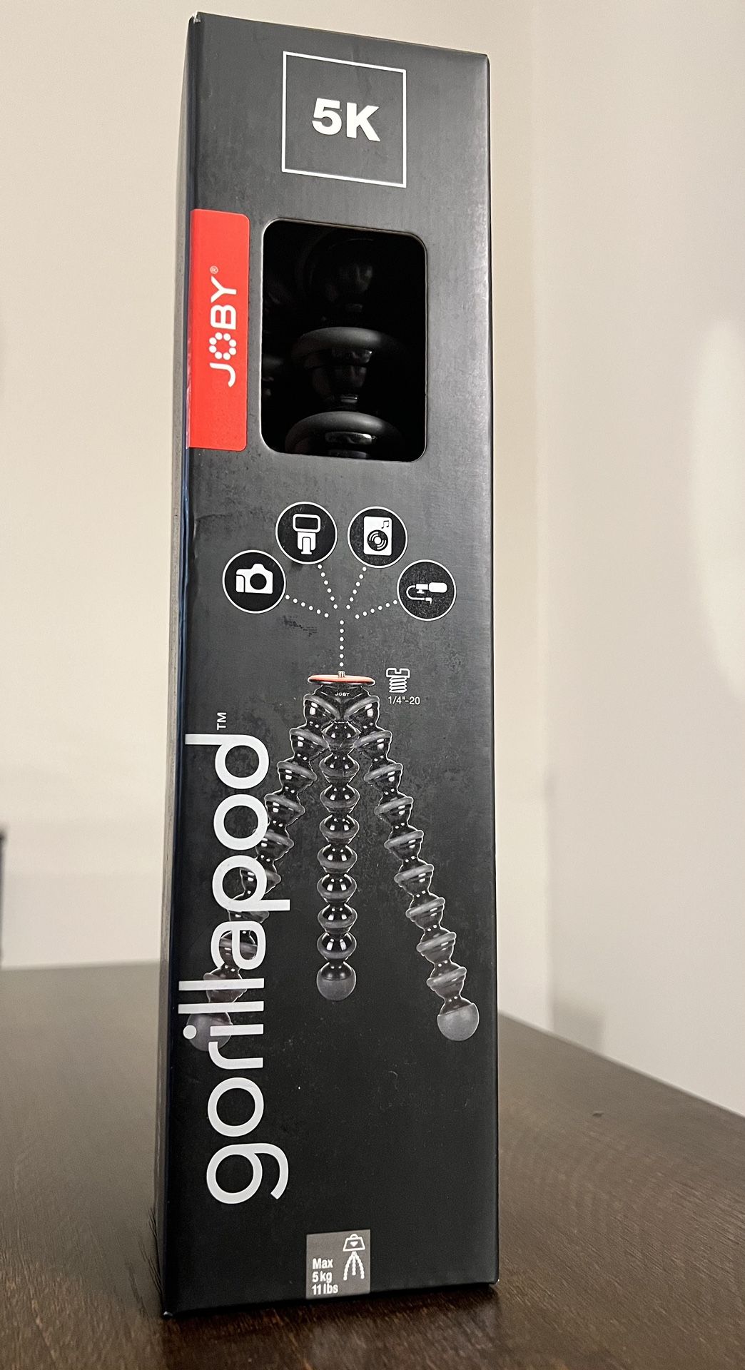 New Joby GorillaPod 5K Flexible Mini Tripod