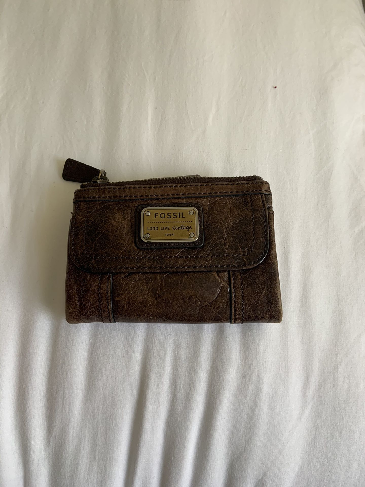 Brown Fossil Wallet