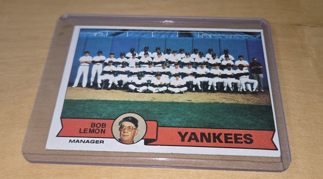 1979 Topps Burger King #1 New York Yankees / Bob Lemon New York Yankees RJS
