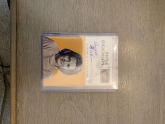 Panini golden Age Angie Dickinson autograph card
