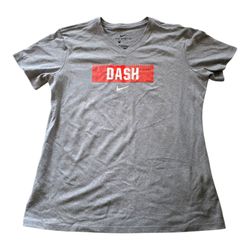 Houston Dash Nike V neck shirt Youth SZ XL Athletic Cut