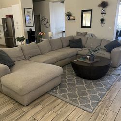 Huge Neutral Sectional Couch