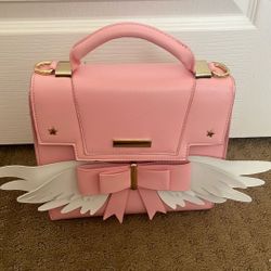 Anime From Japan 🇯🇵 Rare Wing 🪽 Purse With Strap New 