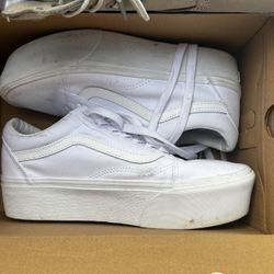 All White Vans 