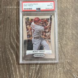 2012 Mike Trout Panini Prizm PSA 8