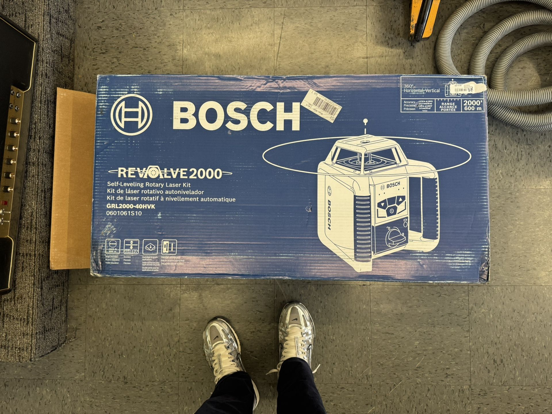BOSCH Self Revealing Rotary Laser Kit