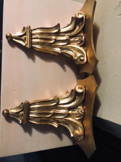 Gold Leaf Shelves