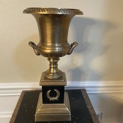 Empire Design  Brass Vase Medici - Style Urn 13”T