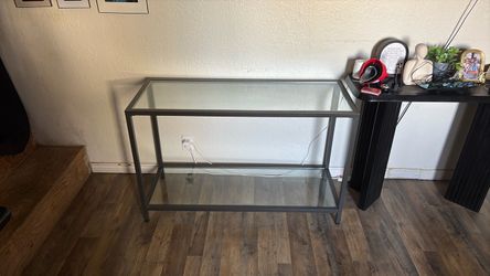 Glass table stand for living room, bedroom
