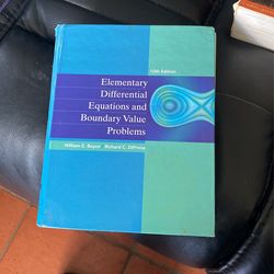 Elementary Differential Equations And Boundary Value Problem