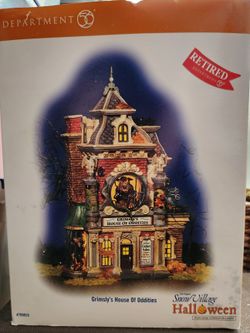 Department 56 Halloween Grimsleys House of Oddities
